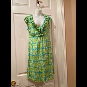 Vintage Lilly Pulitzer Clare Ruffle Dress